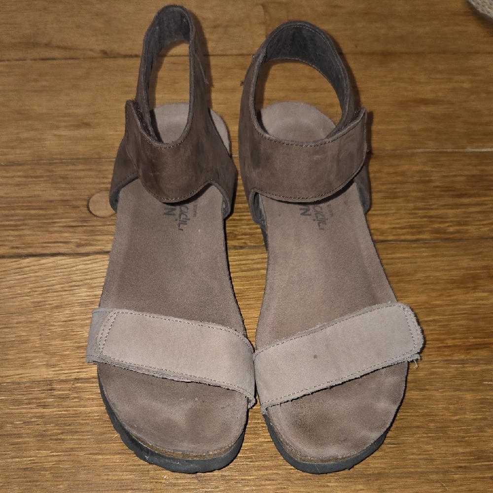 Naot Brown and Tan Sandals Comfortable Everyday Footwear